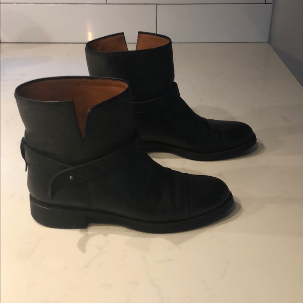 Madewell Biker Moto Boot - Black Leather